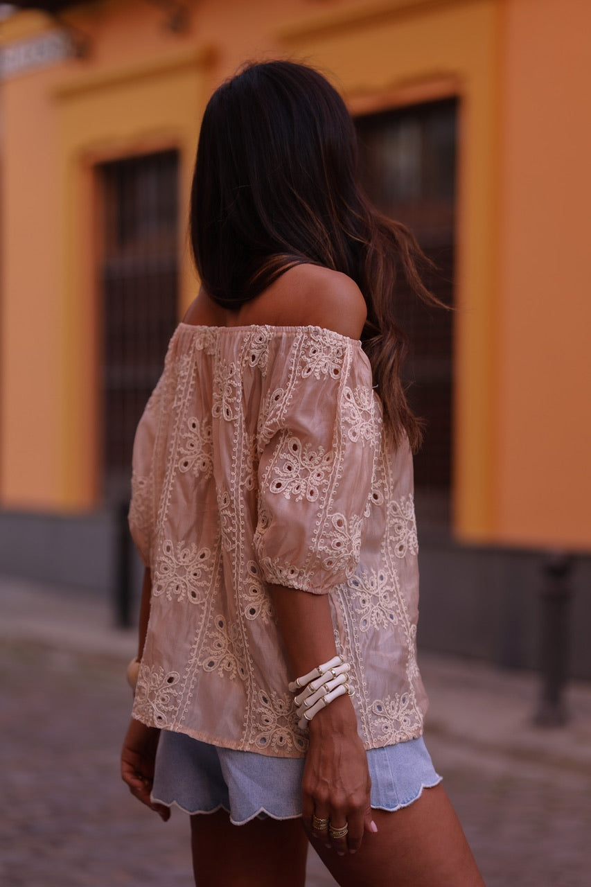 Blouse Dune nude