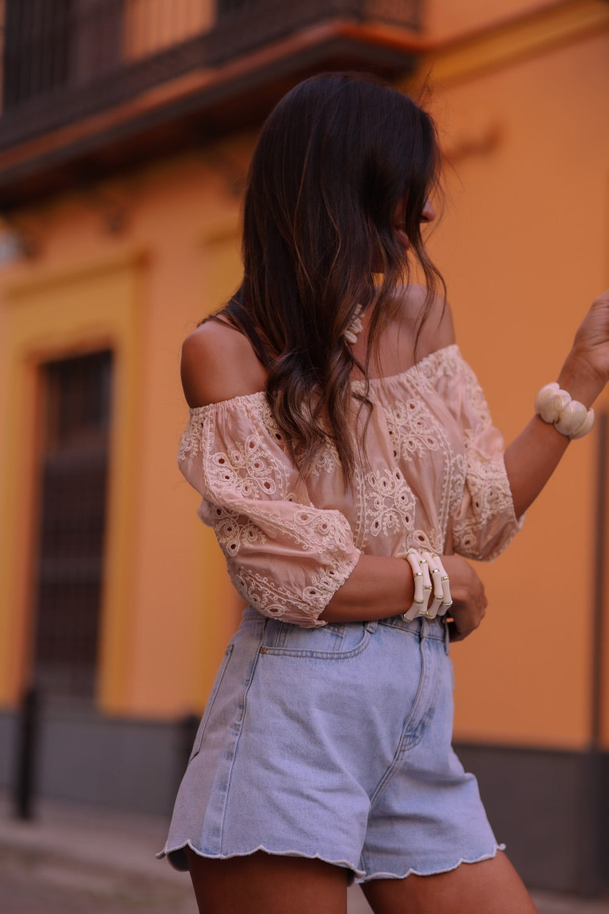 Blouse Dune nude