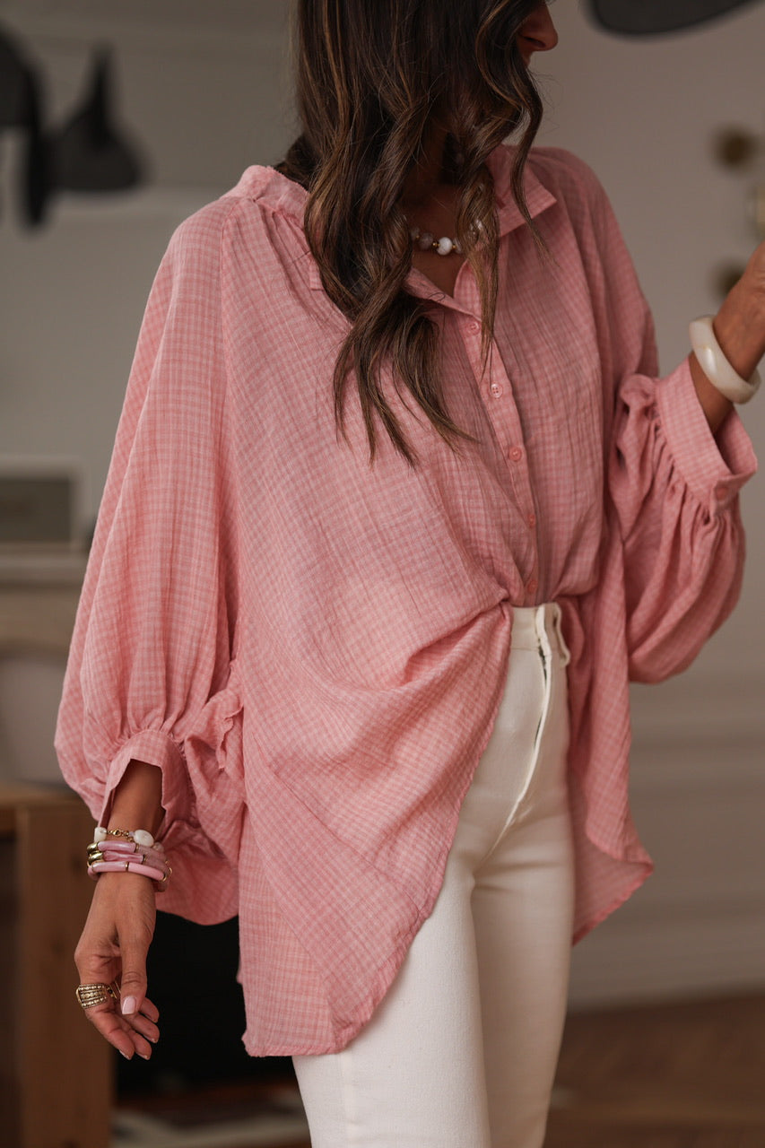 Blouse Ella rose clair