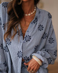 Blouse Erika bleu