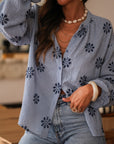 Blouse Erika bleu