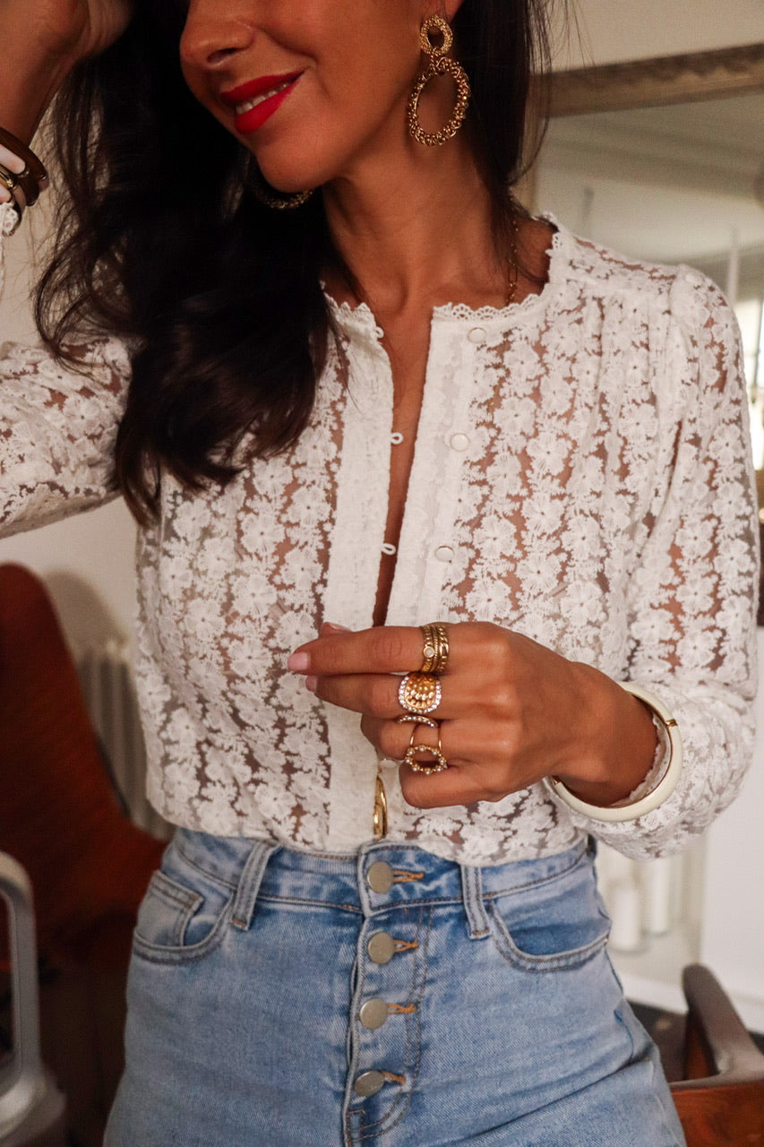 Blouse Taylor dentelle