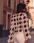 Blouse Gili macramé