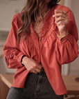 Blouse Izia terracotta