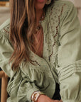 Blouse Izia verte