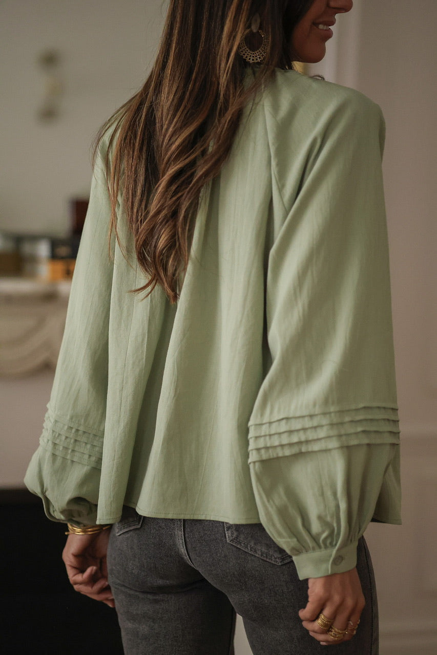 Blouse Izia verte