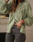 Blouse Izia verte