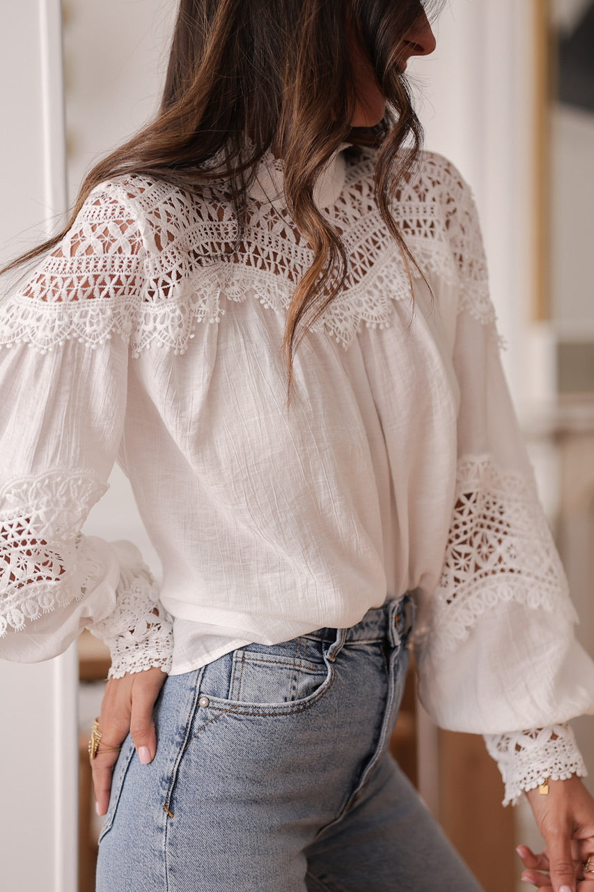 Blouse Juline blanche