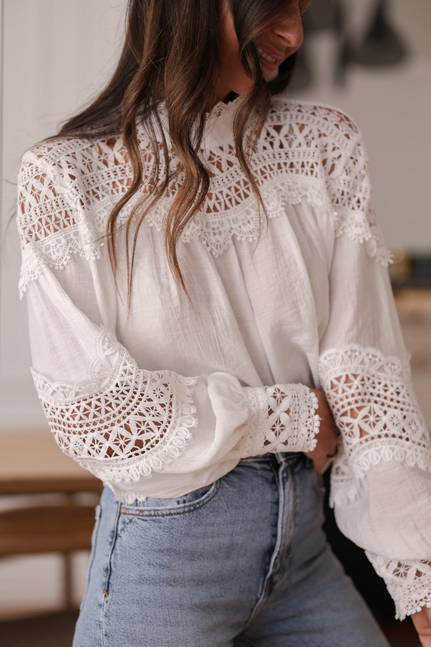 Blouse Juline blanche