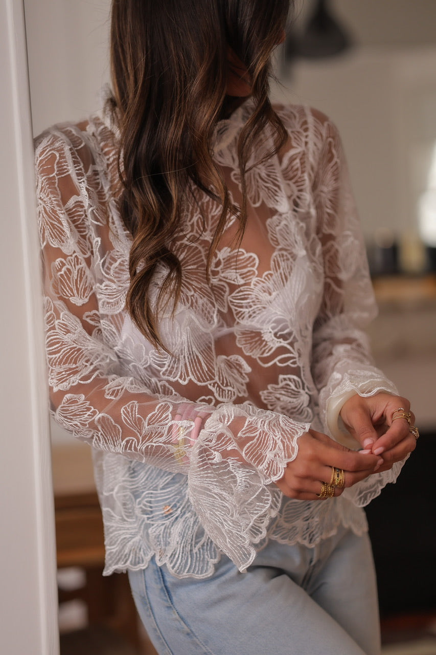 Blouse Justina en dentelle