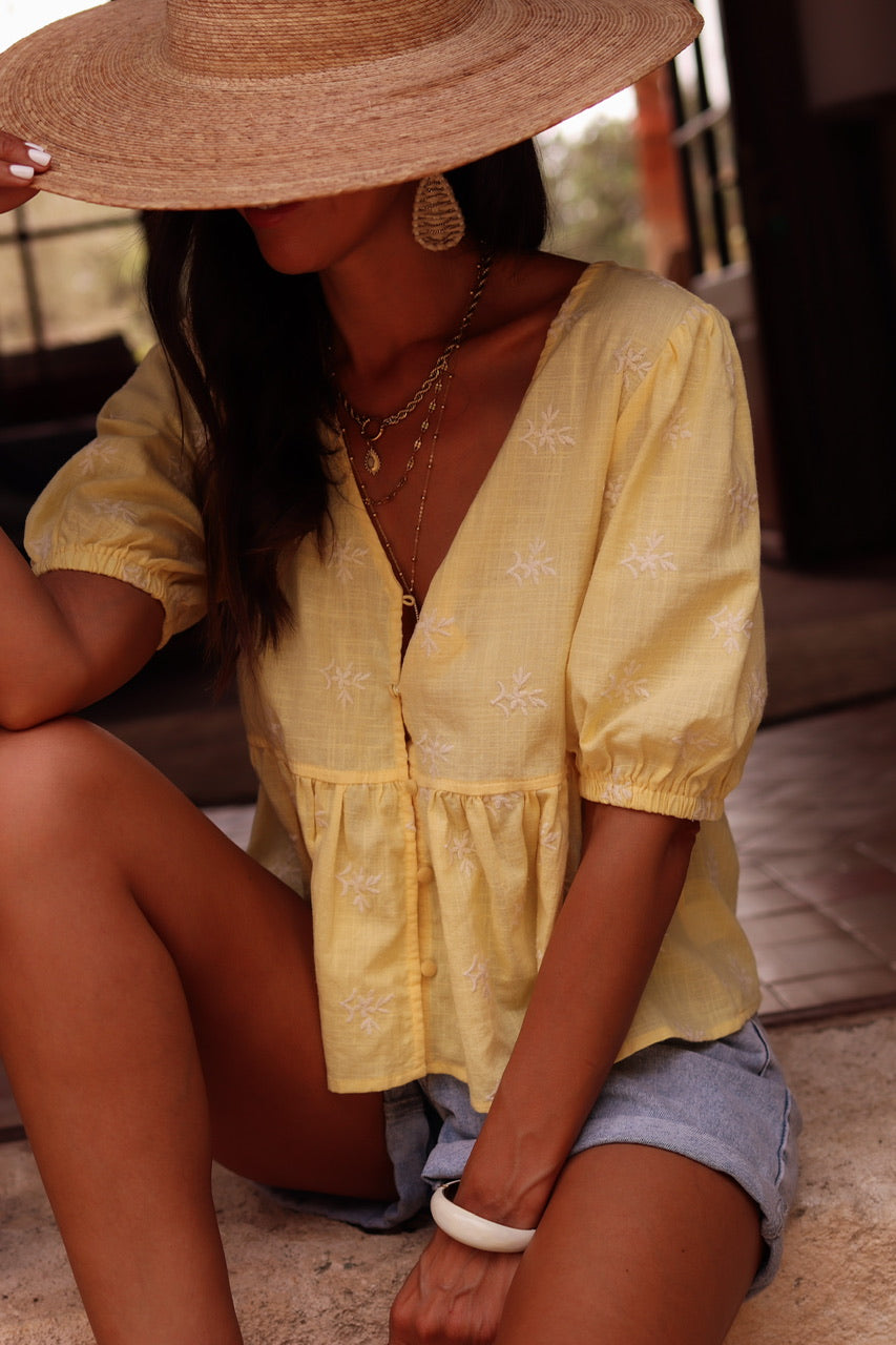 Blouse Gina jaune