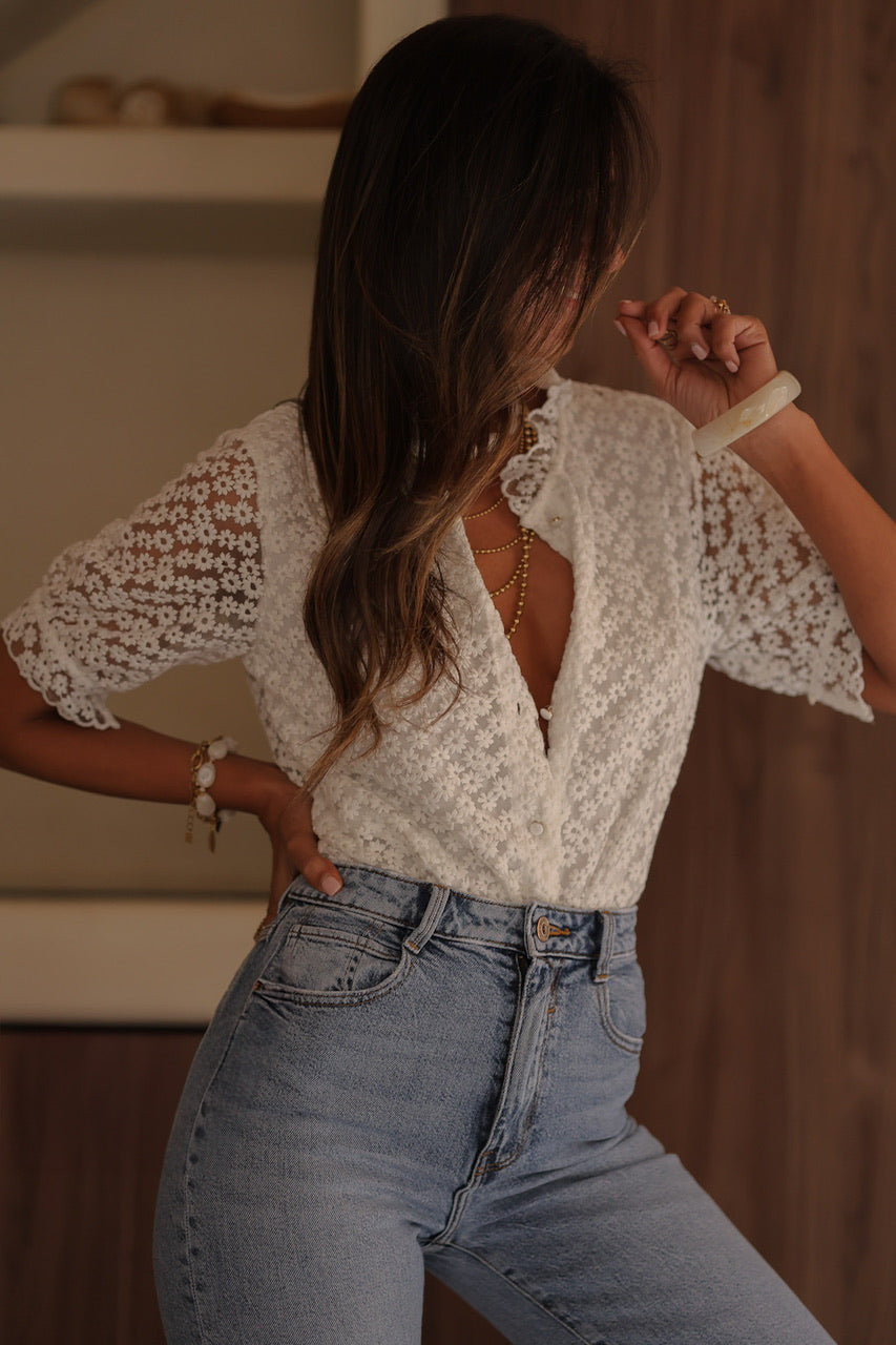 Blouse Marylin manches courtes