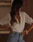 Blouse Marylin manches courtes