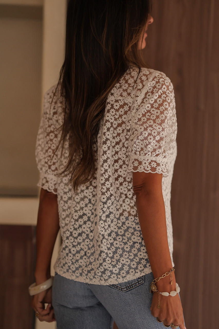 Blouse Marylin manches courtes