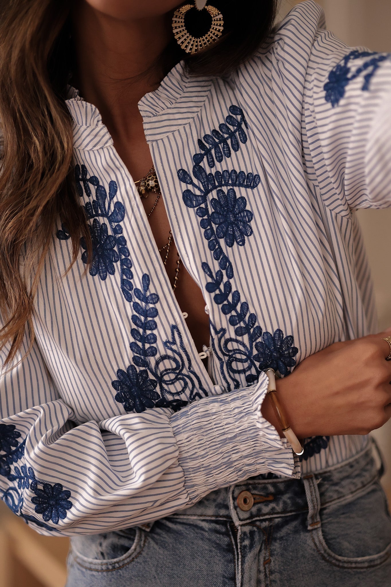 Blouse Monica rayée