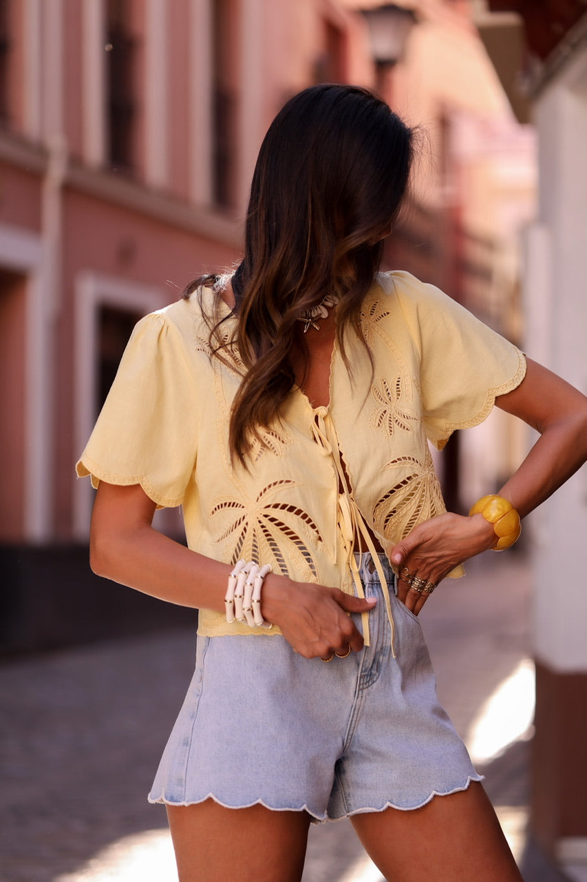 Blouse Oxana jaune
