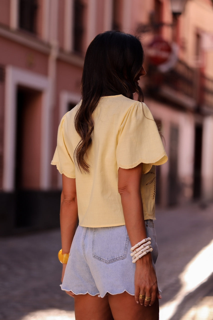 Blouse Oxana jaune
