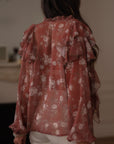 Blouse Séna terracotta
