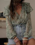 Blouse Séna verte