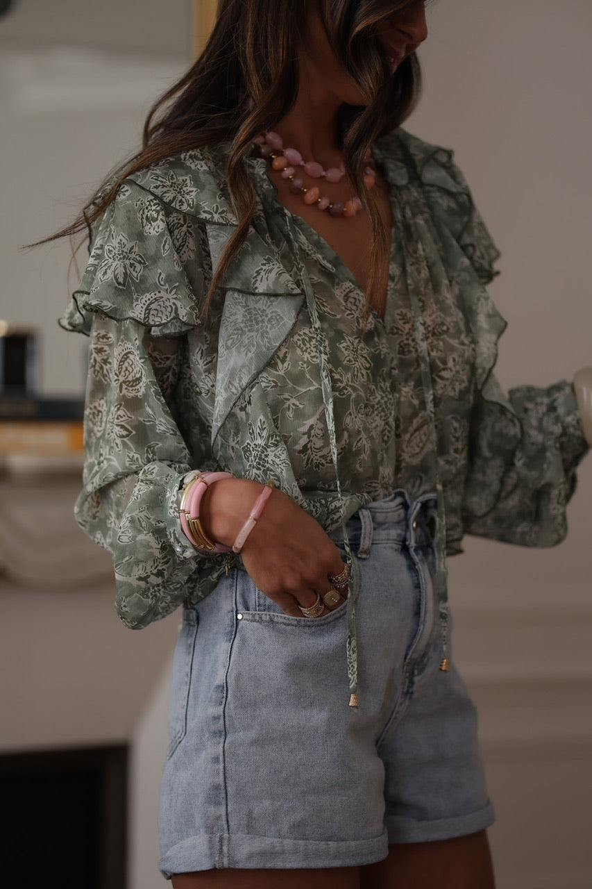 Blouse Séna verte