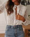 Blouse Terry blanche