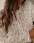 Blouse Terry blanche
