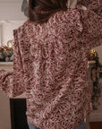 Blouse Tracy bordeaux