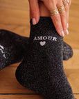 Chaussettes Amour noire