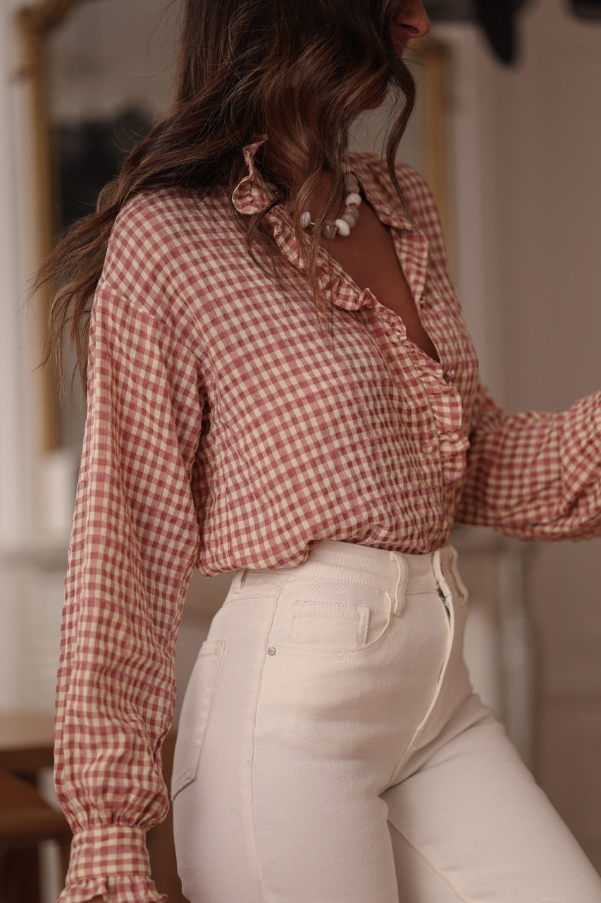 Chemise Gloria rose