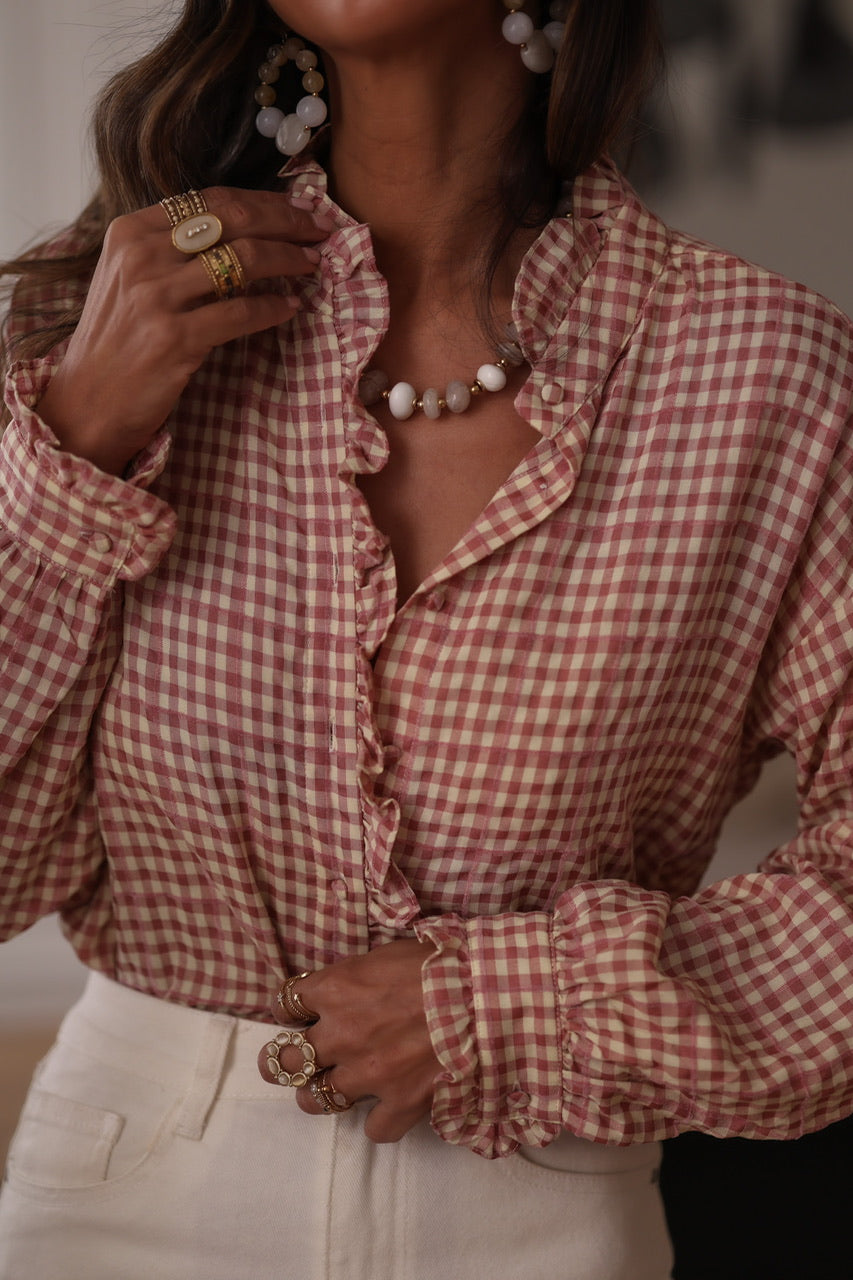 Chemise Gloria rose
