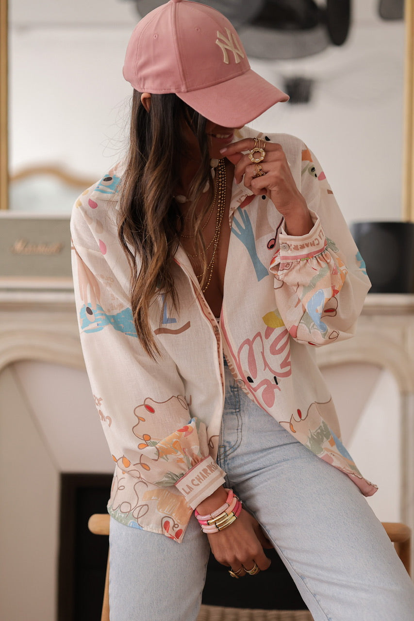 Chemise Idalie beige