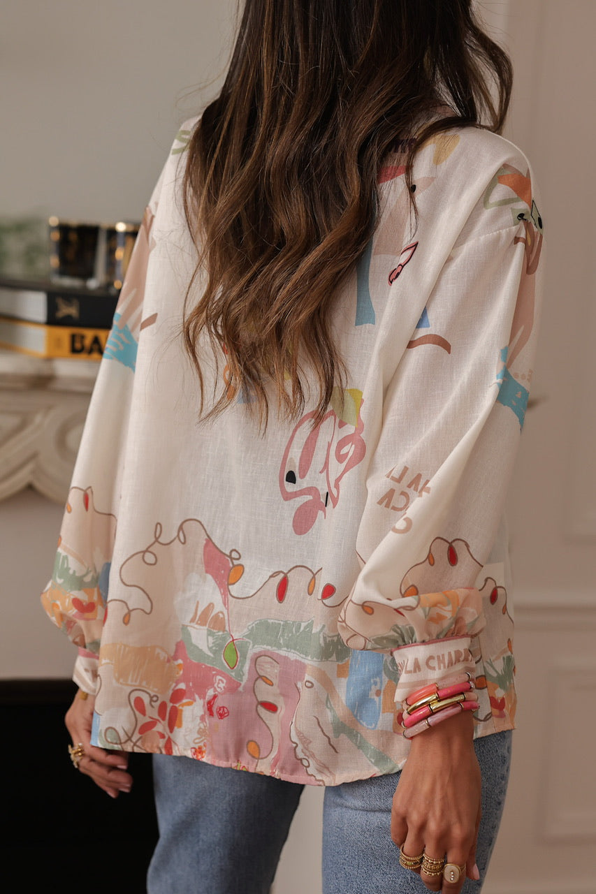 Chemise Idalie beige
