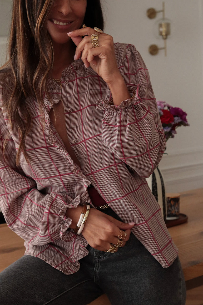 Chemise Jayne à carreaux