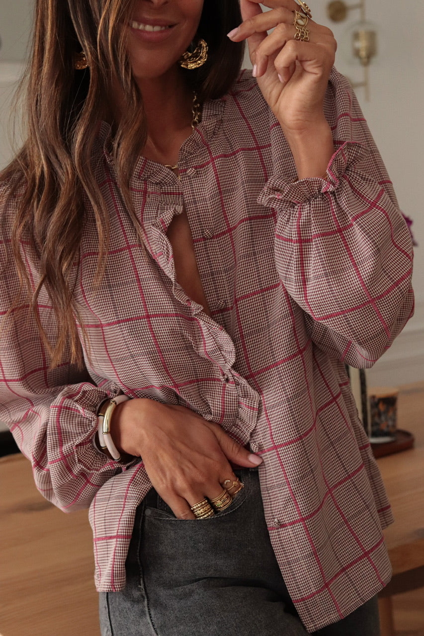 Chemise Jayne à carreaux