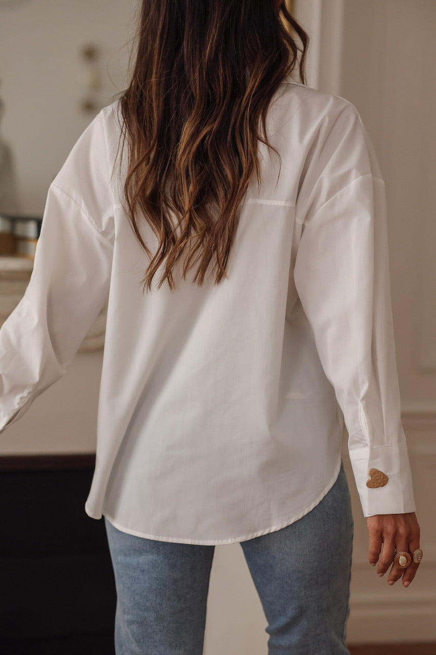 Chemise Love blanche
