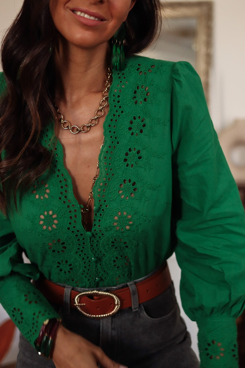 Blouse Tara verte