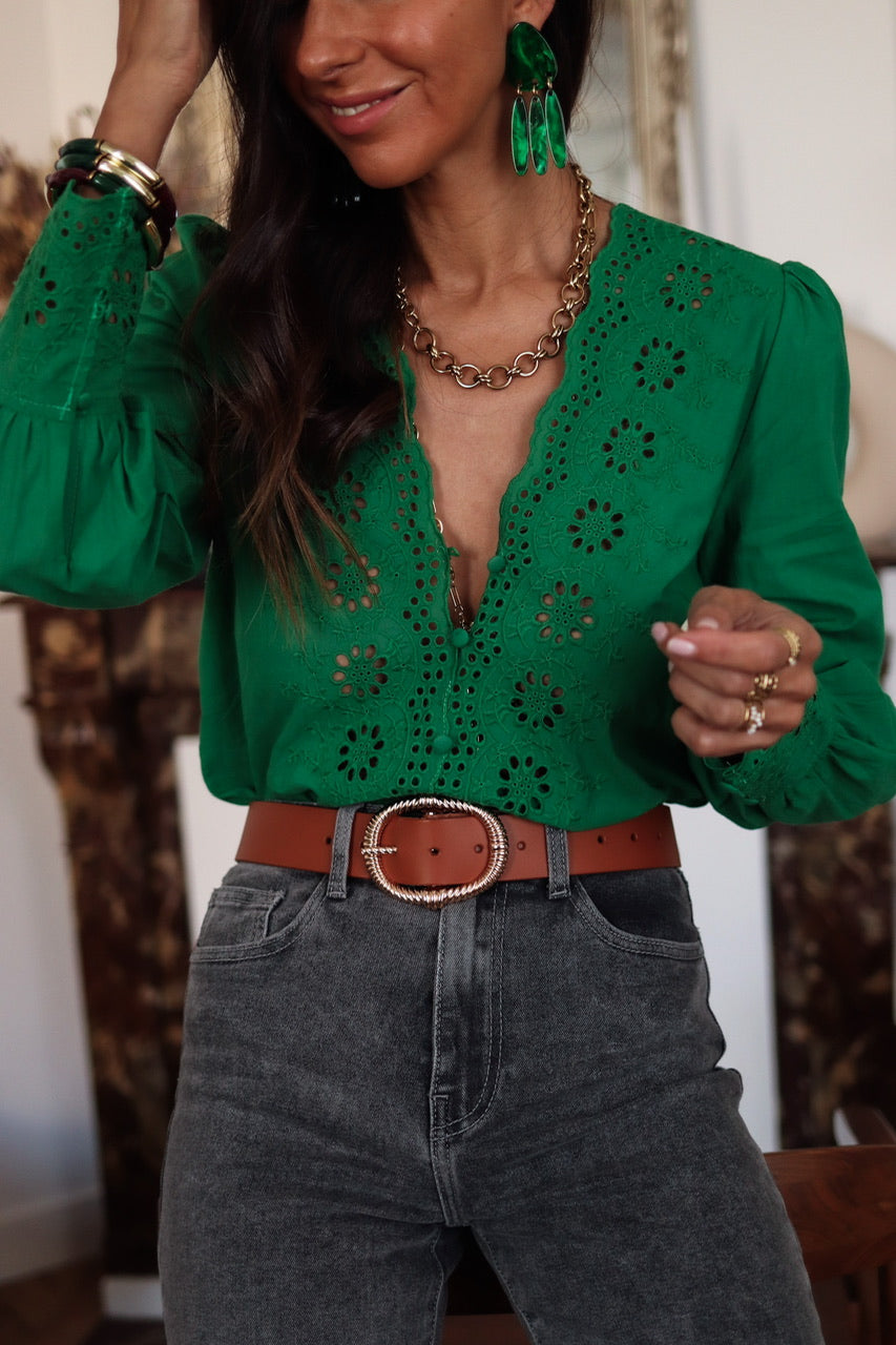 Blouse Tara verte