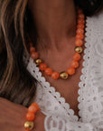 Collier Dune orange