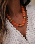 Collier Dune orange
