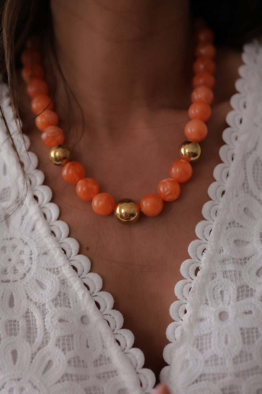Collier Dune orange
