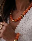 Collier Dune orange