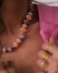 Collier Naé rose
