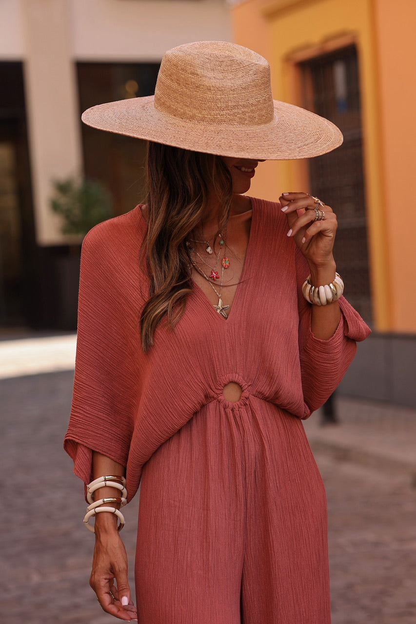Combi-pantalon Marilou terracotta