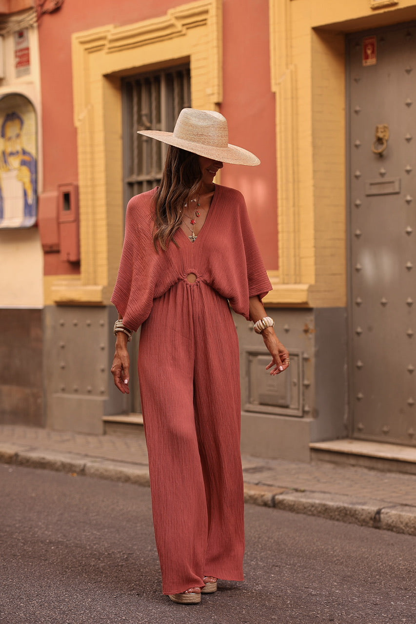 Combi-pantalon Marilou terracotta