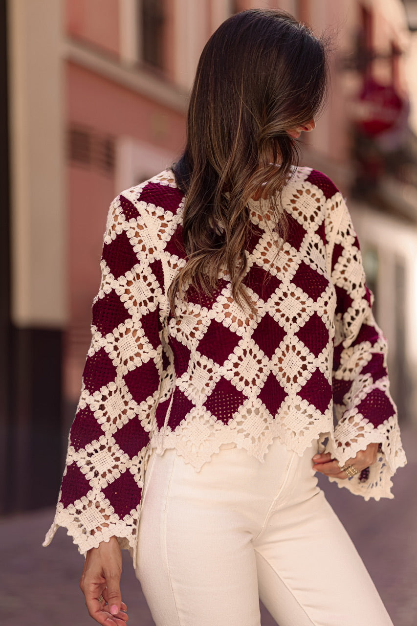Blouse Gili macramé