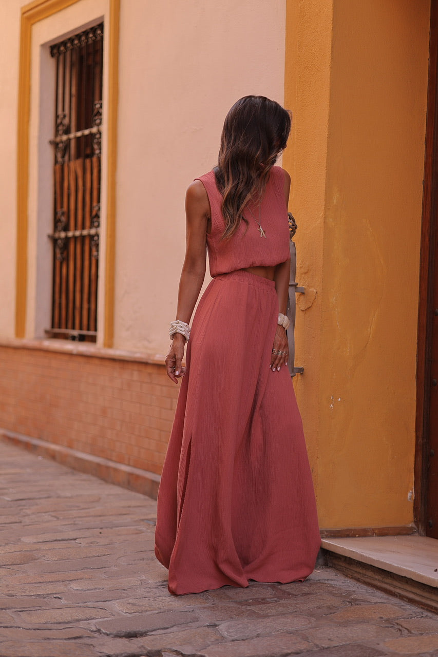 Ensemble Savy terracotta