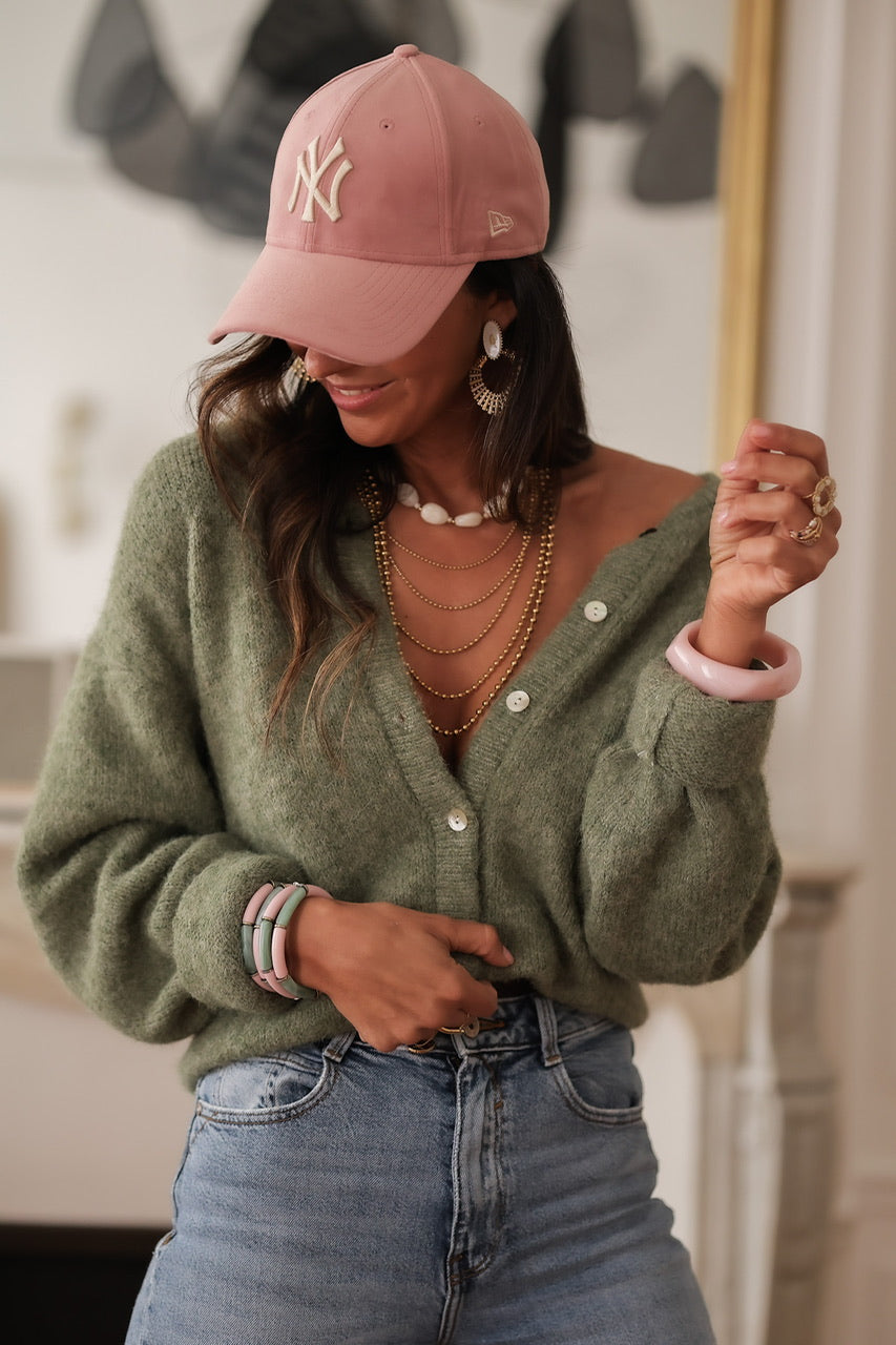 Gilet Abel vert olive