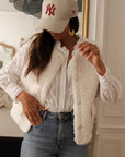 Gilet Albane écru