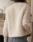 Gilet Albane écru