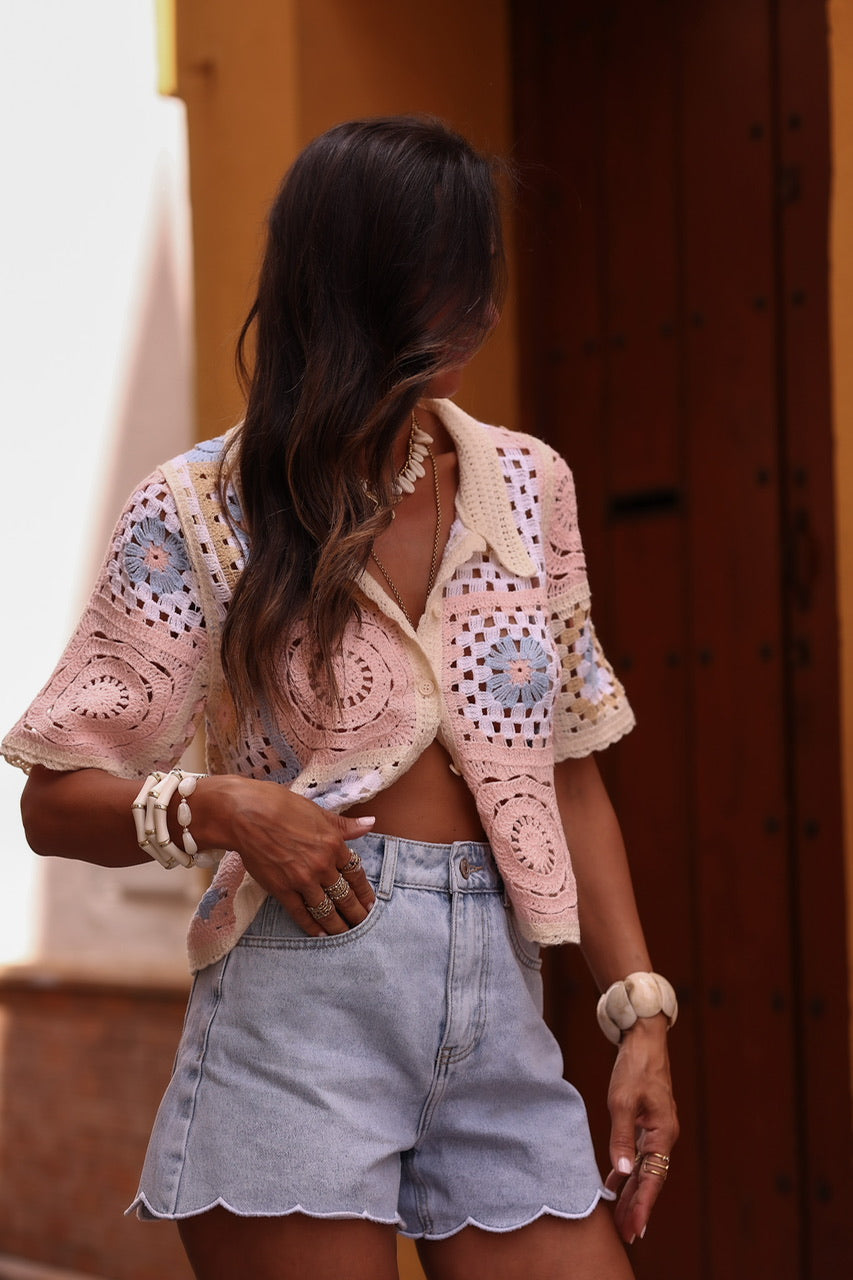 Gilet Flavia en crochet